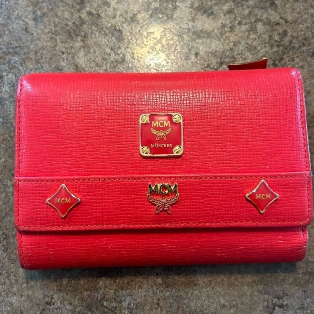 MCM wallet with charms